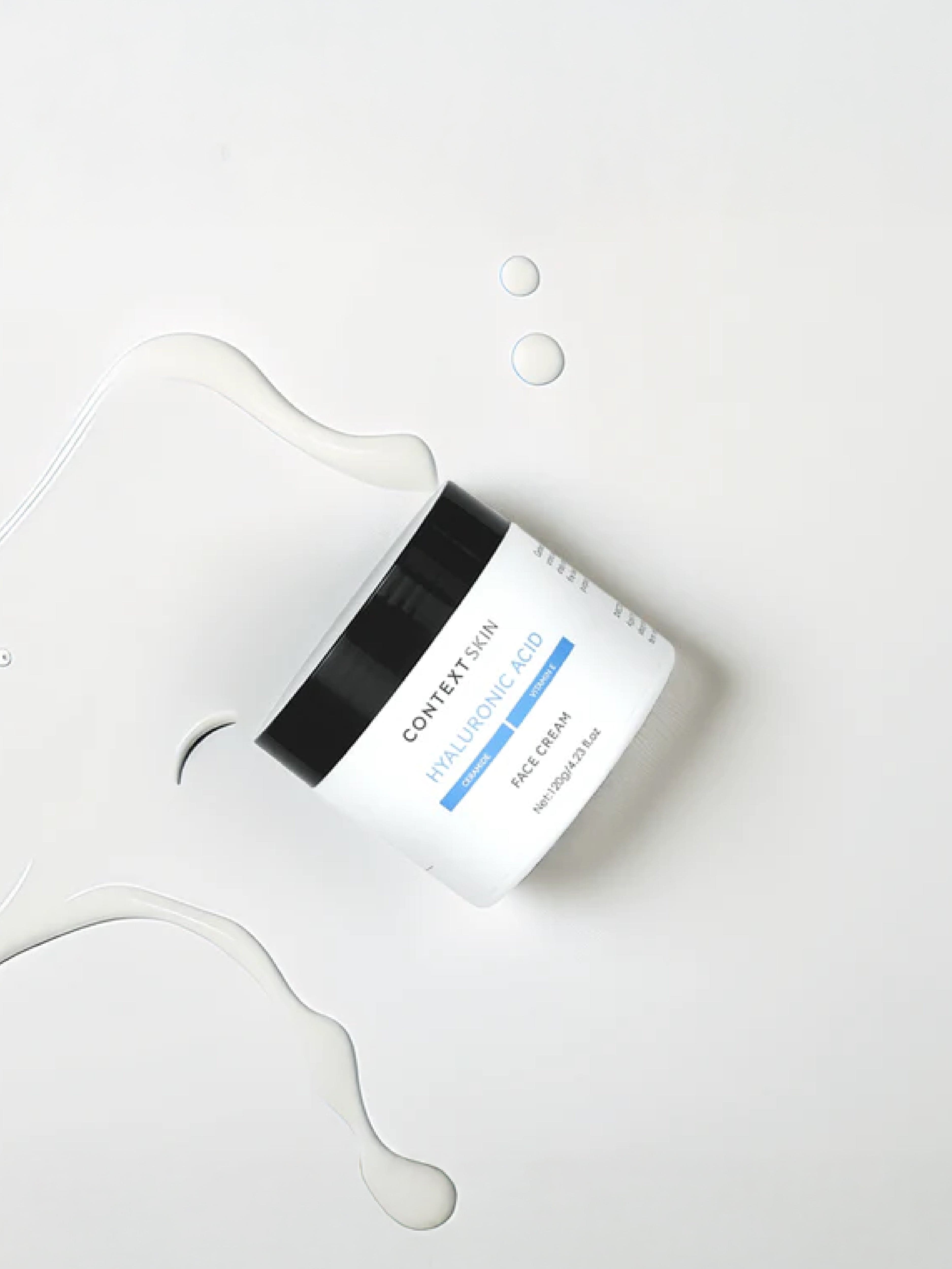Give your skin the deep hydration it craves with the Hyaluronic Acid Face Cream from Context.
