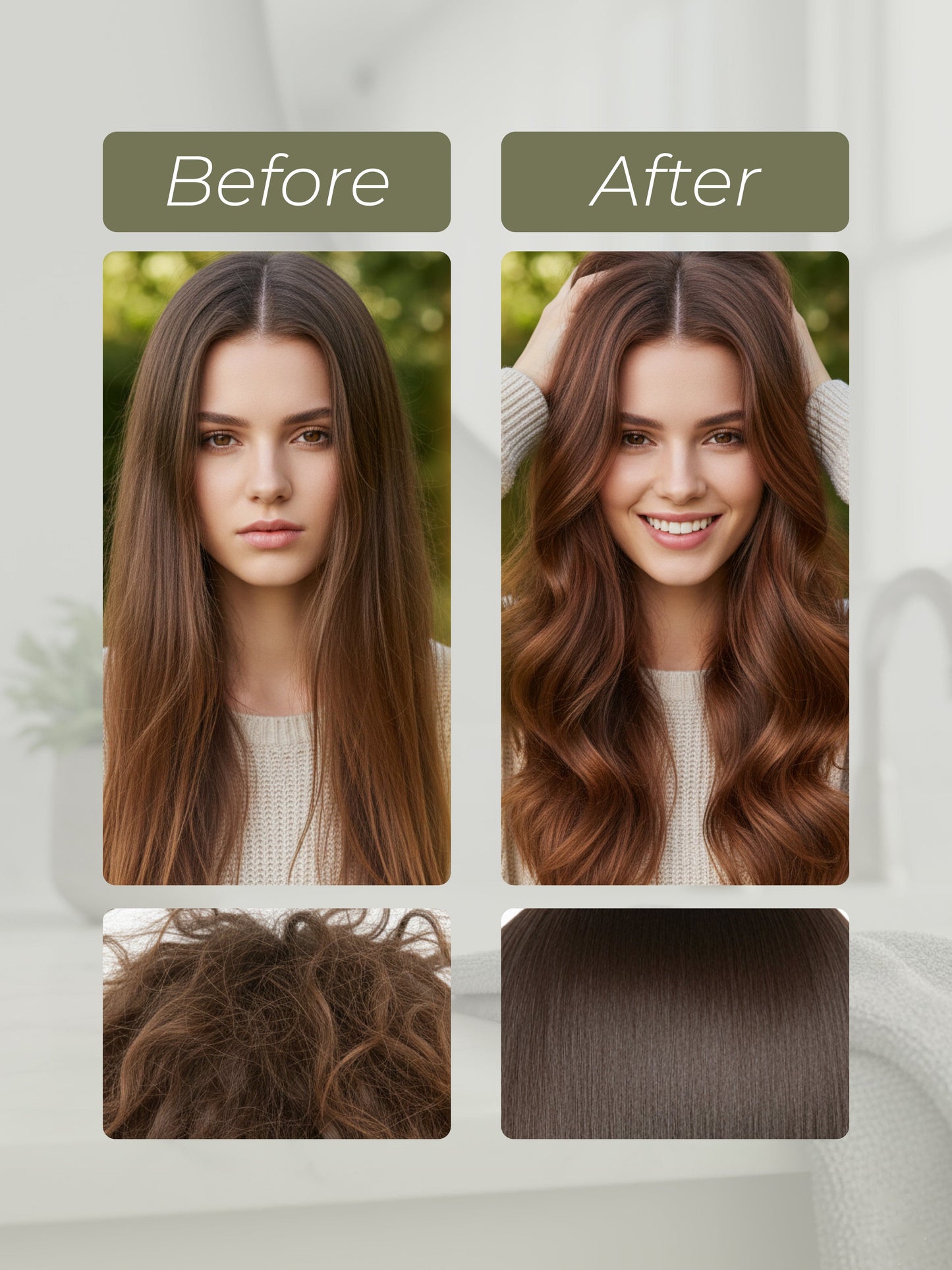 8 in 1 Ultra Strength Scalp & Hair Straightening Serum