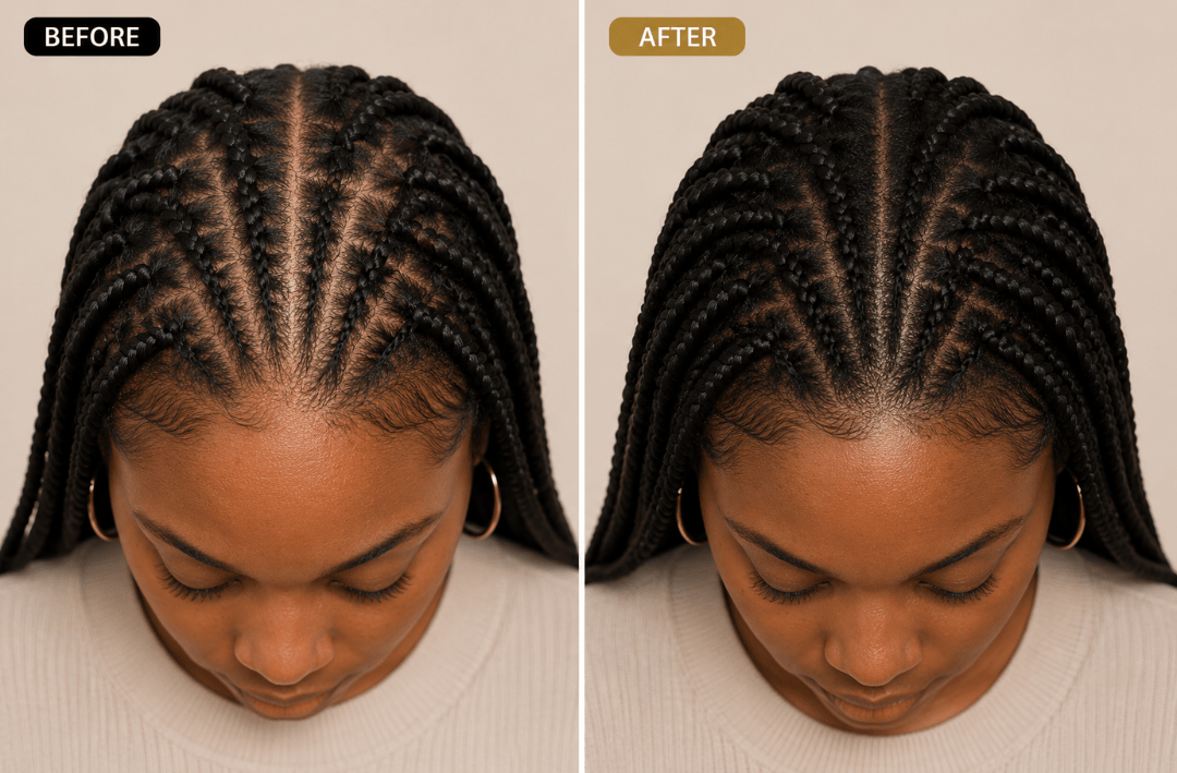 8-in-1 system before and after results