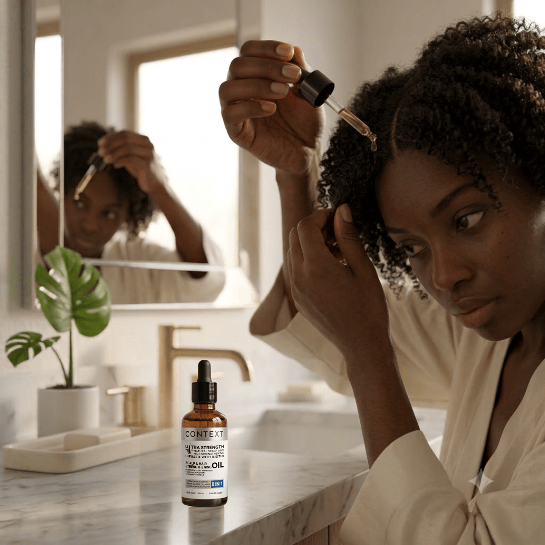 8 in 1 Ultra Strength Scalp & Hair Straightening Oil