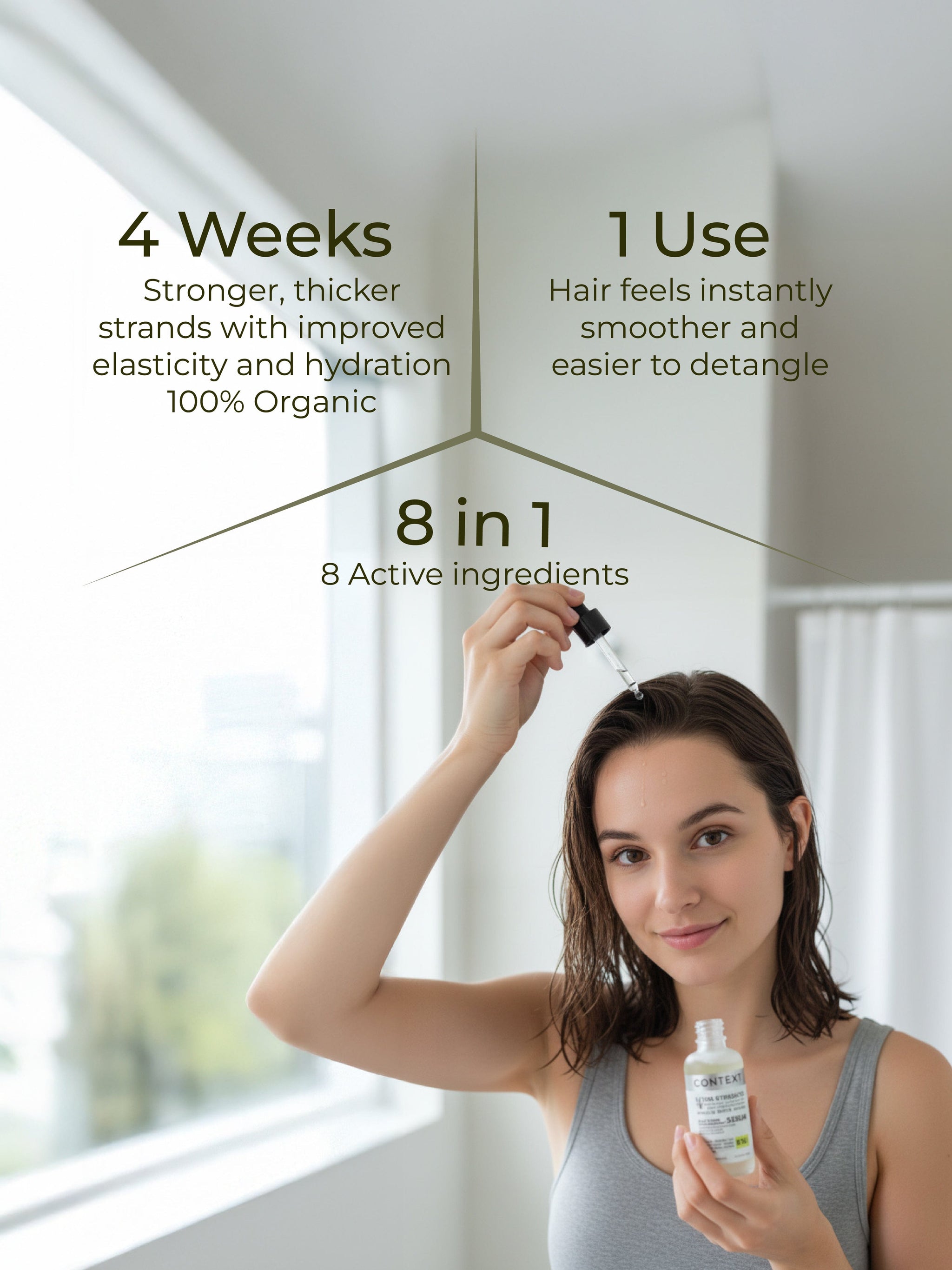 Scalp & Hair Straightening Serum – 8 in 1