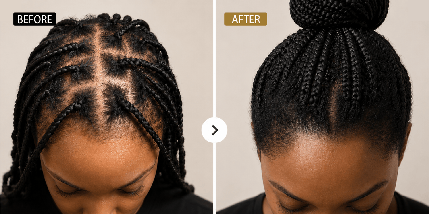 8-in-1 system before and after results