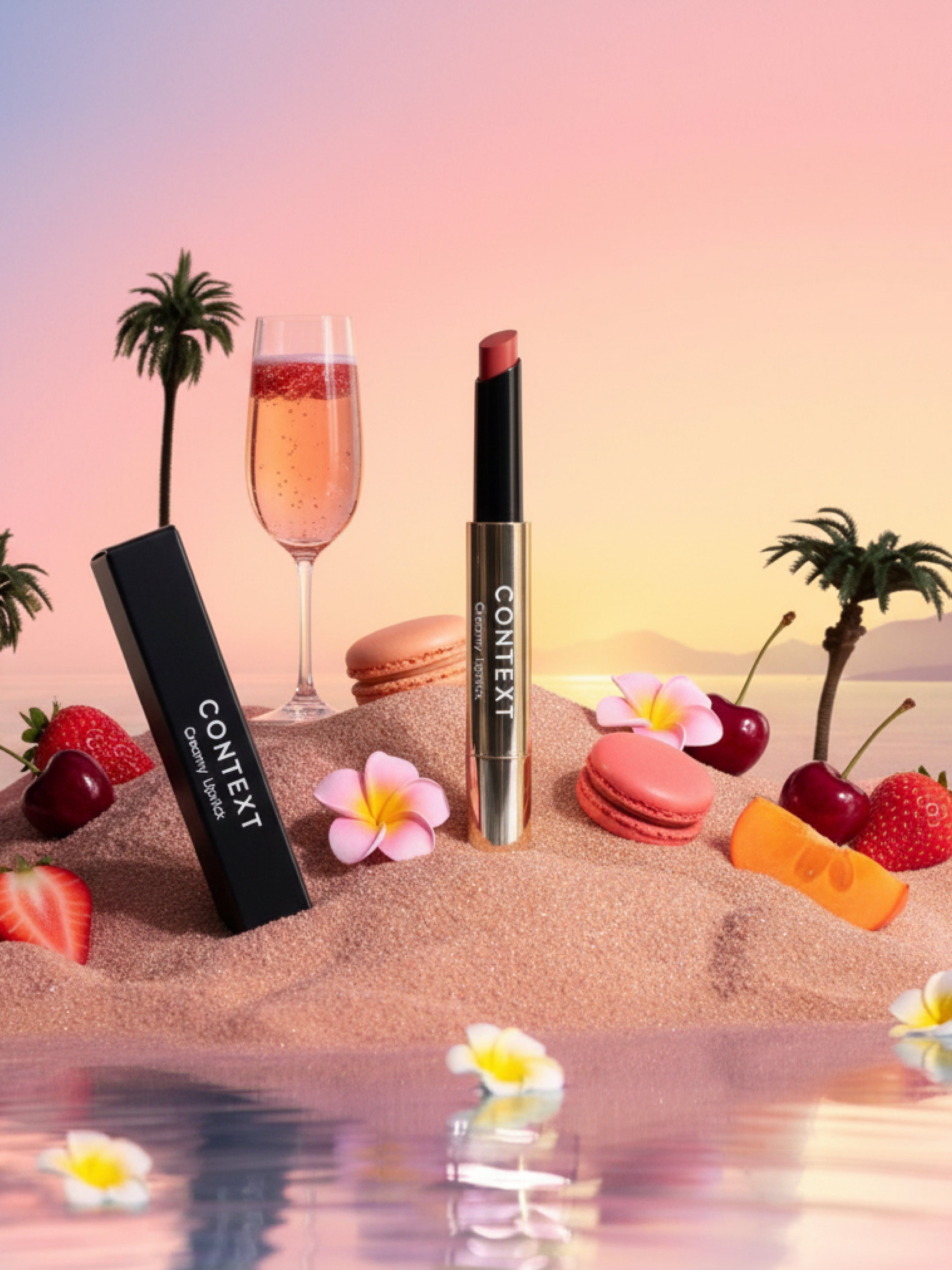 Dusty Petal Gold Lip Balm