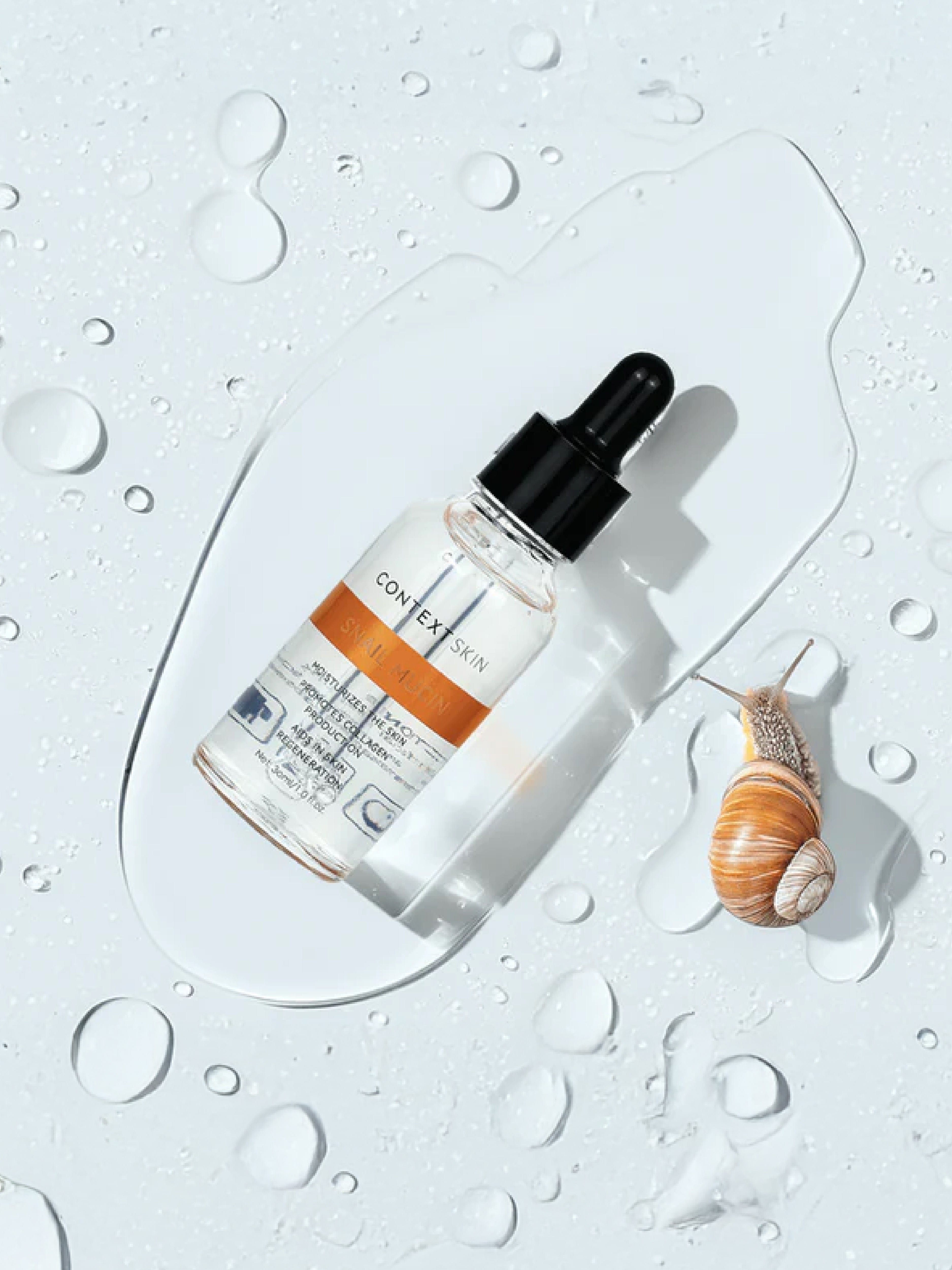 Brighten and hydrate your complexion with Snail Collagen Face Serum from Context.