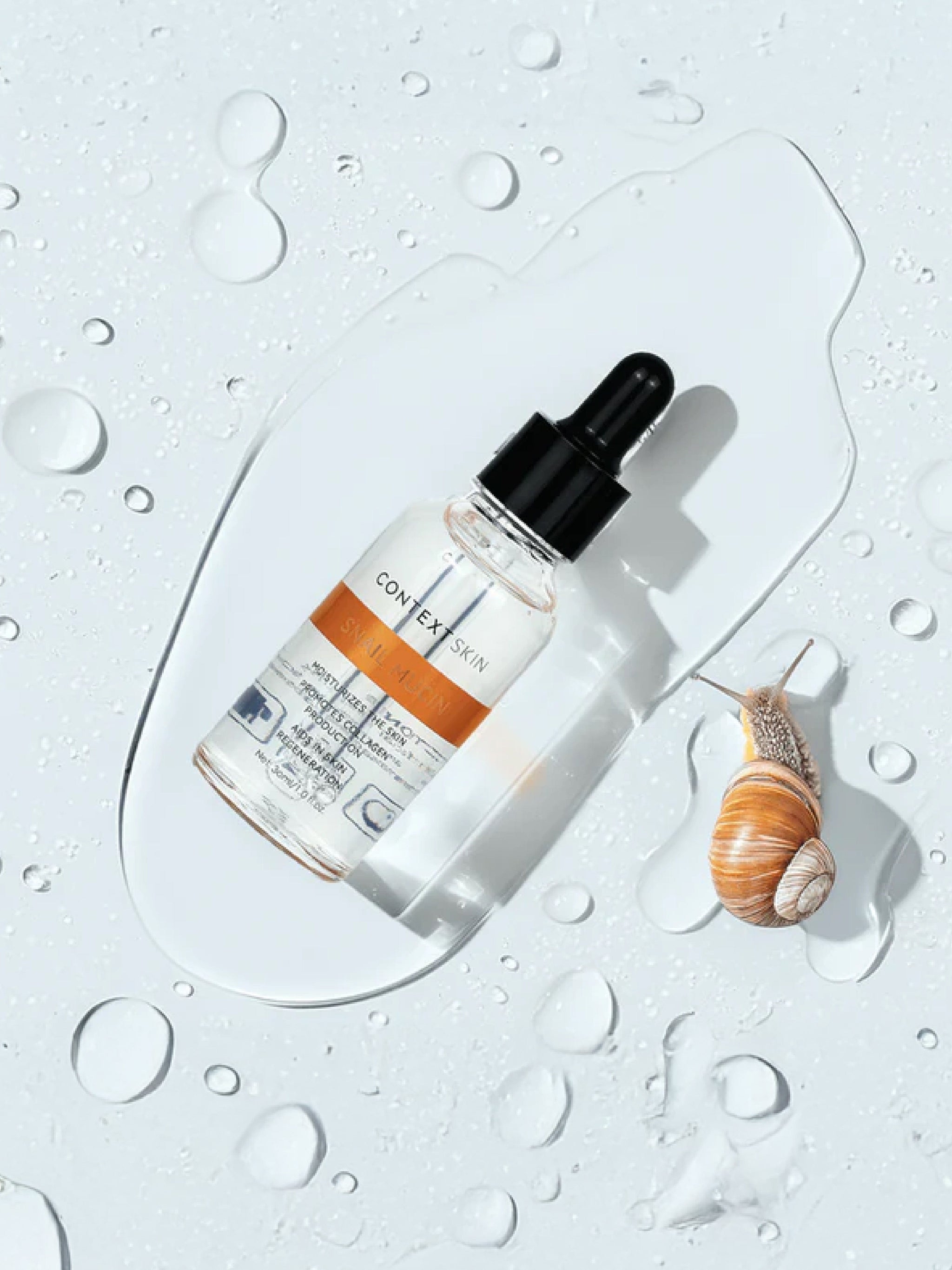 Brighten and hydrate your complexion with Snail Collagen Face Serum from Context.