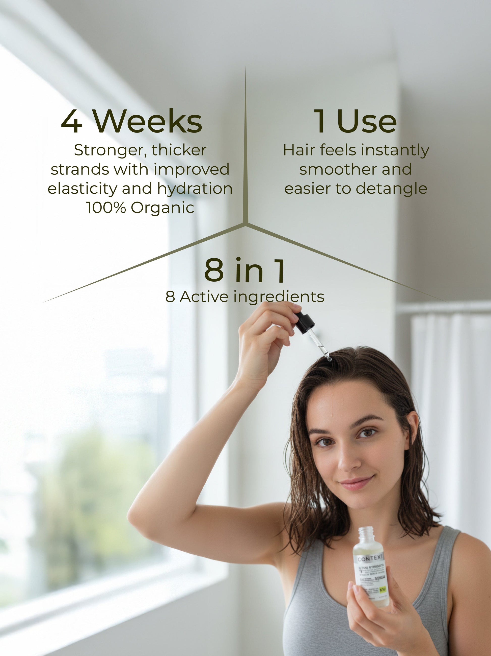 Scalp & Hair Straightening Serum – 8 in 1