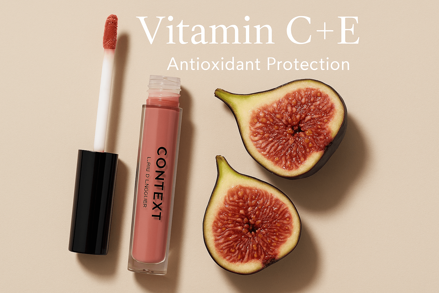 Product detail with vitamin text