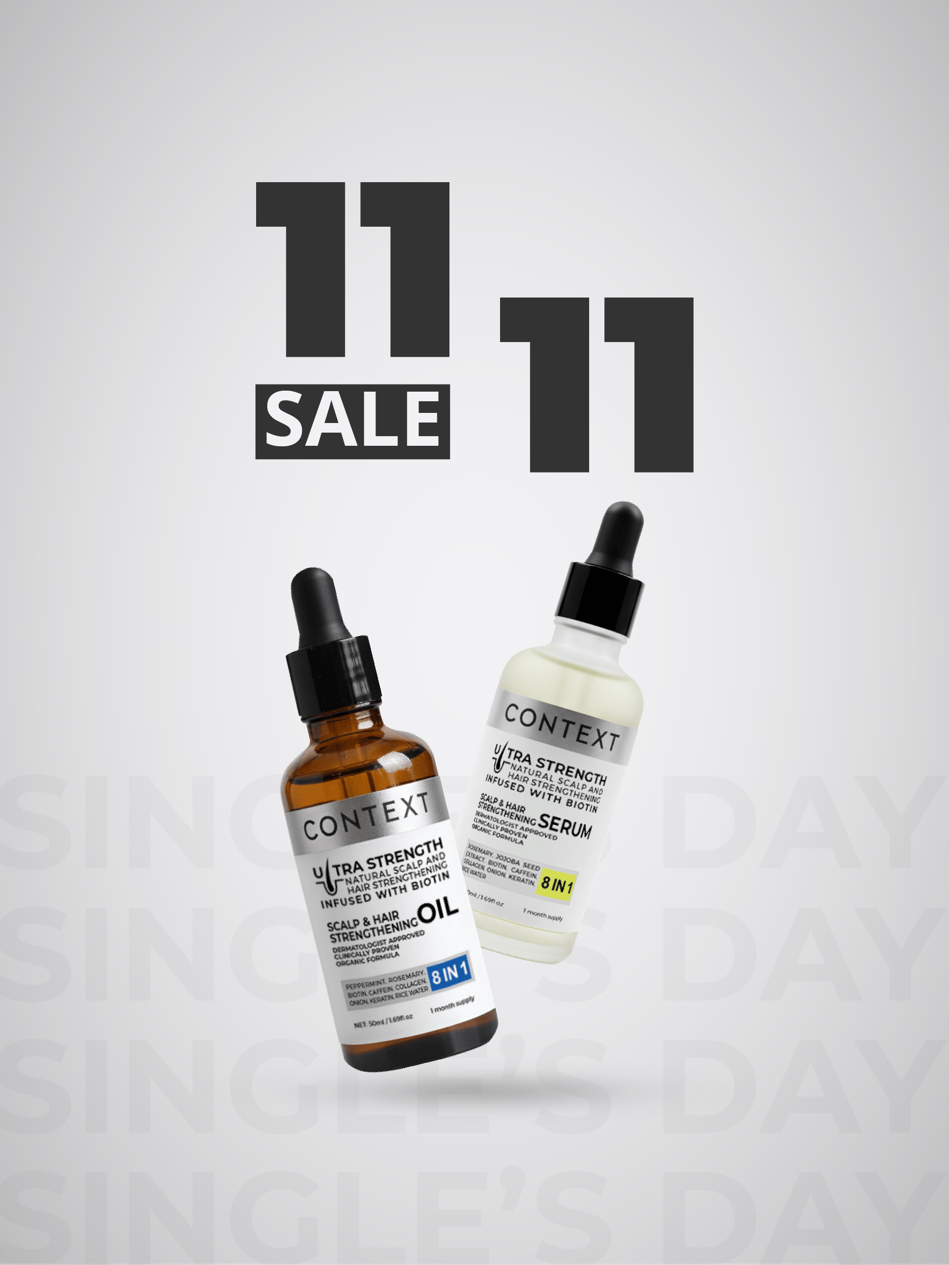 8 in 1 Ultra Strength Scalp & Hair Straightening Bundle